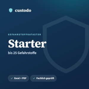 custodo Gefahrstoffkataster – custodo-starter